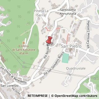 Mappa Via Nicola Pastore, 8, 84013 Cava de' Tirreni, Salerno (Campania)