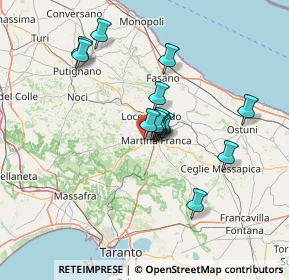 Mappa Via Mottola Km. 2, 74015 Martina Franca TA, Italia (11.89786)