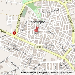 Mappa Via Alessandro Massimo Cavallo, 29, 72012 Carovigno, Brindisi (Puglia)