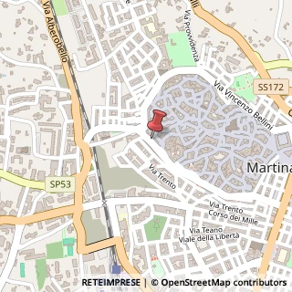 Mappa Vico I Gioacchino Rossini, 7, 74015 Martina Franca, Taranto (Puglia)