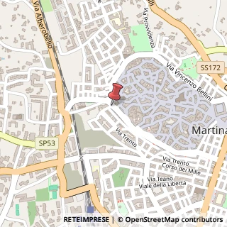 Mappa Via Gioacchino Rossini, 67, 74015 Martina Franca, Taranto (Puglia)