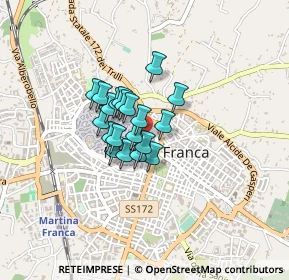 Mappa PIAZZA ROMA13, 74015 Martina Franca TA, Italia (0.262)