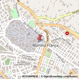 Mappa Via ferrucci 38, 74015 Martina Franca, Taranto (Puglia)