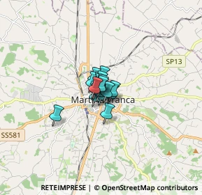 Mappa PIAZZA ROMA13, 74015 Martina Franca TA, Italia (0.49632)