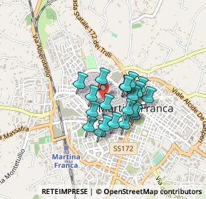 Mappa Via Camillo Benso Cavour, 74015 Martina Franca TA, Italia (0.3075)