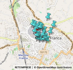 Mappa Via Camillo Benso Cavour, 74015 Martina Franca TA, Italia (0.228)