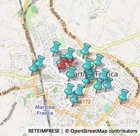 Mappa Via Camillo Benso Cavour, 74015 Martina Franca TA, Italia (0.403)