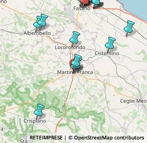 Mappa Via Paolo Chiara, 74015 Martina Franca TA, Italia (11.511)