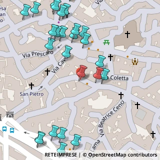 Mappa Via Paolo Chiara, 74015 Martina Franca TA, Italia (0.08077)