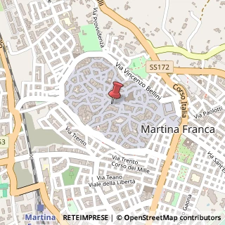 Mappa Piazza Maria Immacolata, 6, 74015 Martina Franca, Taranto (Puglia)