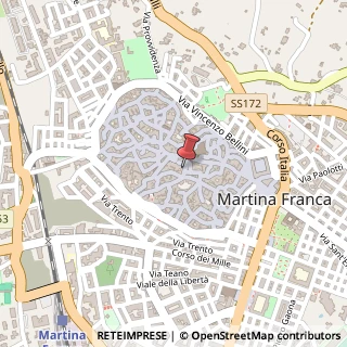 Mappa Via cirillo 24, 74015 Martina Franca, Taranto (Puglia)