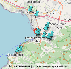 Mappa Via Mele, 80053 Castellammare di Stabia NA, Italia (3.13538)