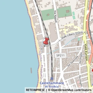 Mappa Corso Alcide de Gasperi, 131, 80053 Castellammare di Stabia, Napoli (Campania)