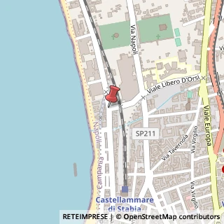 Mappa Corso Alcide de Gasperi, 141, 80053 Castellammare di Stabia, Napoli (Campania)