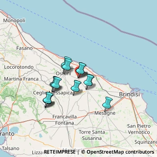 Mappa Via C. Pisacane, 72012 Carovigno BR, Italia (11.13053)