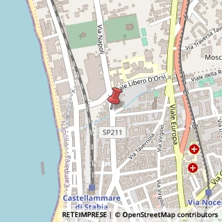 Mappa Via Renato Rajola, 69, 80053 Castellammare di Stabia, Napoli (Campania)