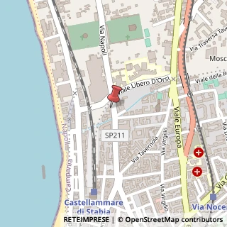 Mappa Via Raiola Renato, 43, 80053 Castellammare di Stabia, Napoli (Campania)
