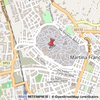 Mappa Via Ospedale, 8, 74015 Martina Franca, Taranto (Puglia)