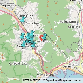 Mappa Largo Monsignor F. Genovese, 84013 Cava de' Tirreni SA, Italia (1.61333)