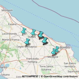 Mappa Via Felice Assennato, 72012 Carovigno BR, Italia (9.95786)