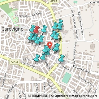 Mappa Via Felice Assennato, 72012 Carovigno BR, Italia (0.1805)