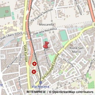 Mappa Via d' Annunzio, 25, 80053 Castellammare di Stabia, Napoli (Campania)