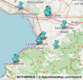 Mappa Via Croce Benedetto, 80053 Castellammare di Stabia NA, Italia (4.42538)