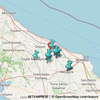 Mappa Via Salvatore Carnevale, 72012 Carovigno BR, Italia (10.48583)
