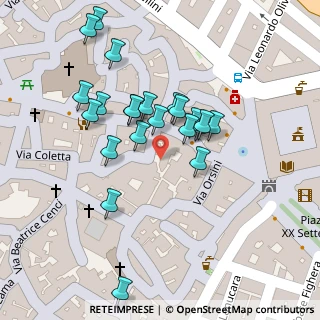 Mappa Via Giuseppe Giannini, 74015 Martina Franca TA, Italia (0.03636)