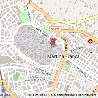 Mappa Via Vittorio Emanuele, 8, 74015 Martina Franca, Taranto (Puglia)