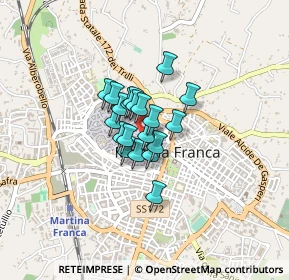 Mappa Via Pietro Giannone, 74015 Martina Franca TA, Italia (0.2395)