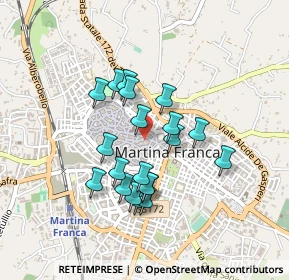 Mappa Via Giuseppe Giannini, 74015 Martina Franca TA, Italia (0.392)