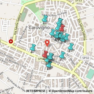 Mappa Via Roma, 72012 Carovigno BR, Italia (0.214)