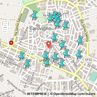 Mappa Via Roma, 72012 Carovigno BR, Italia (0.278)
