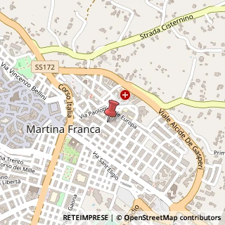 Mappa Via Orazio Flacco, 37, 74015 Martina Franca, Taranto (Puglia)