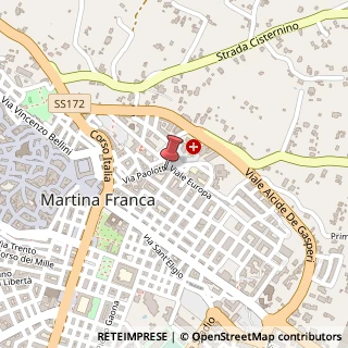 Mappa Via Francesco Paolotti, 72, 74015 Martina Franca, Taranto (Puglia)