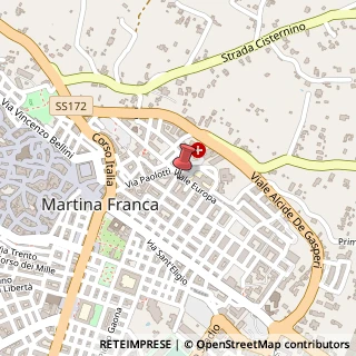 Mappa Via Cesare Battisti, 72, 74015 Martina Franca, Taranto (Puglia)