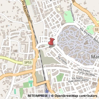 Mappa Vico I Mario Pagano, 16, 74015 Martina Franca, Taranto (Puglia)