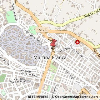 Mappa Via Pietro Barnaba, 9, 74015 Martina Franca, Taranto (Puglia)