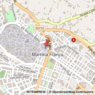 Mappa Via barnaba pietro 3, 74015 Martina Franca, Taranto (Puglia)