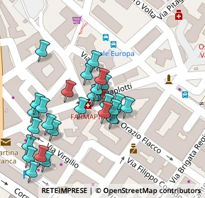 Mappa Via Archita, 74015 Martina Franca TA, Italia (0.04444)