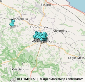 Mappa Via Livio Andronico, 74015 Martina Franca TA, Italia (2.85444)