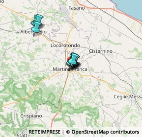 Mappa Via Livio Andronico, 74015 Martina Franca TA, Italia (4.335)