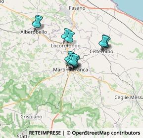 Mappa Via Archita, 74015 Martina Franca TA, Italia (4.63929)