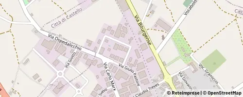 Mappa Città di Castello