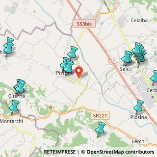 Mappa Via Alessandro Volta, 06010 Citerna PG, Italia (2.9385)