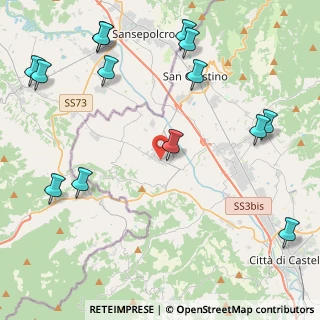 Mappa Via della Libertà, 06010 Citerna PG, Italia (5.89357)