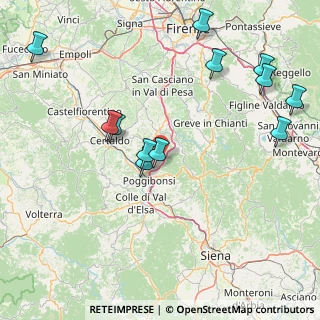 Mappa Località Cinciano, 53036 Poggibonsi SI, Italia (19.30417)