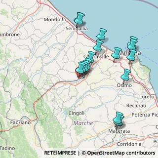 Mappa C.Comm. Arcobaleno, 60035 Jesi AN, Italia (16.80706)