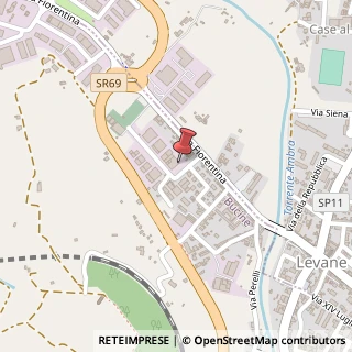 Mappa Via E. Berlinguer, 18, 52021 Bucine, Arezzo (Toscana)